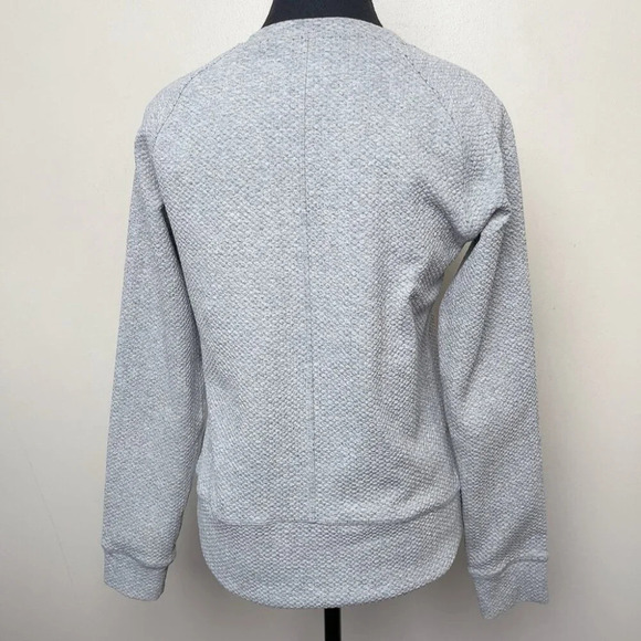 Lululemon Womens 4 Catch A Moment Crew Heathered Core  Light Grey - Picture 3 of 16